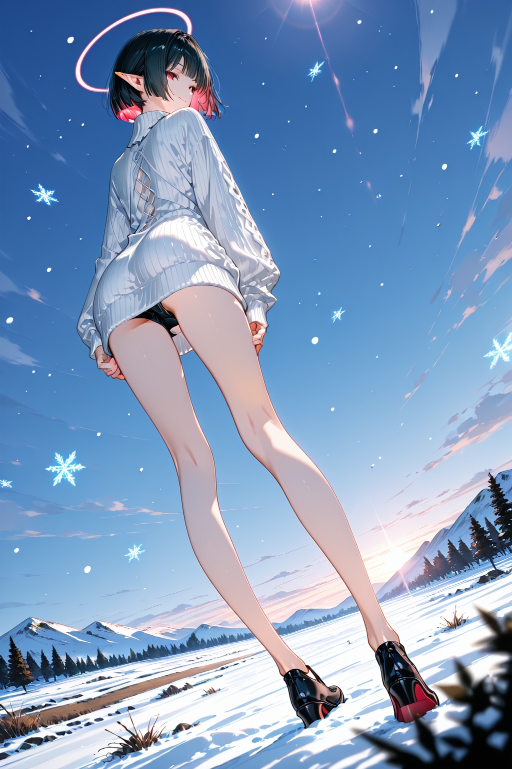 スレンダーな太ももが癖に刺さるんです