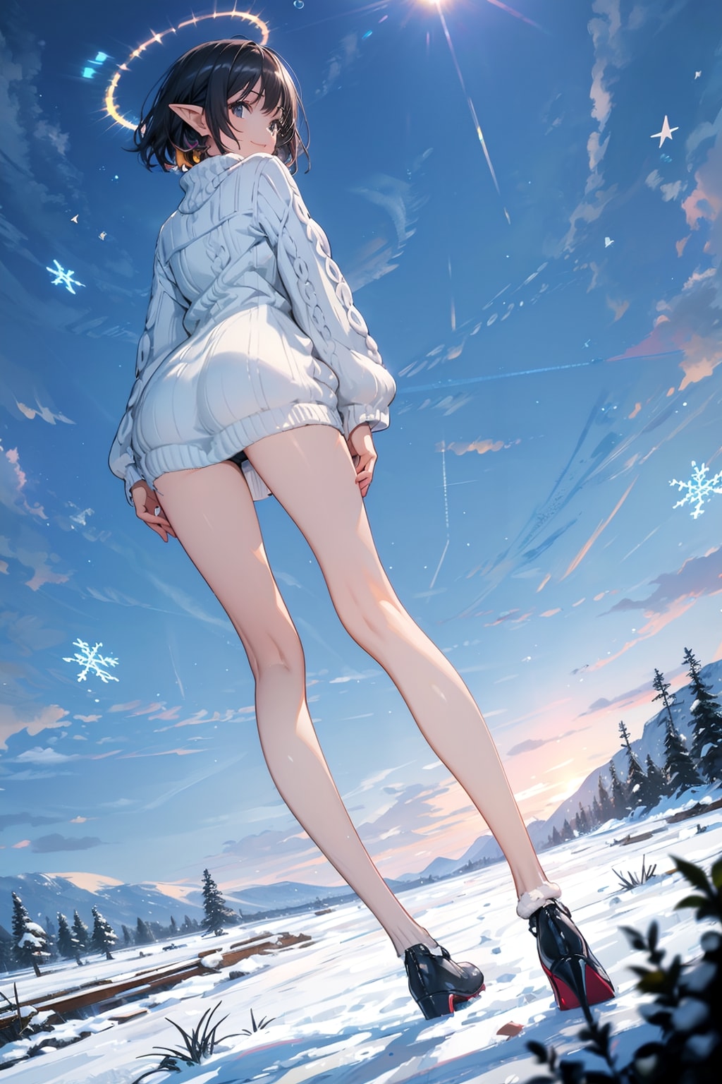 スレンダーな太ももが癖に刺さるんです