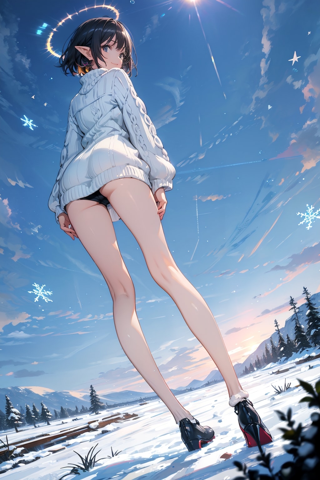 スレンダーな太ももが癖に刺さるんです