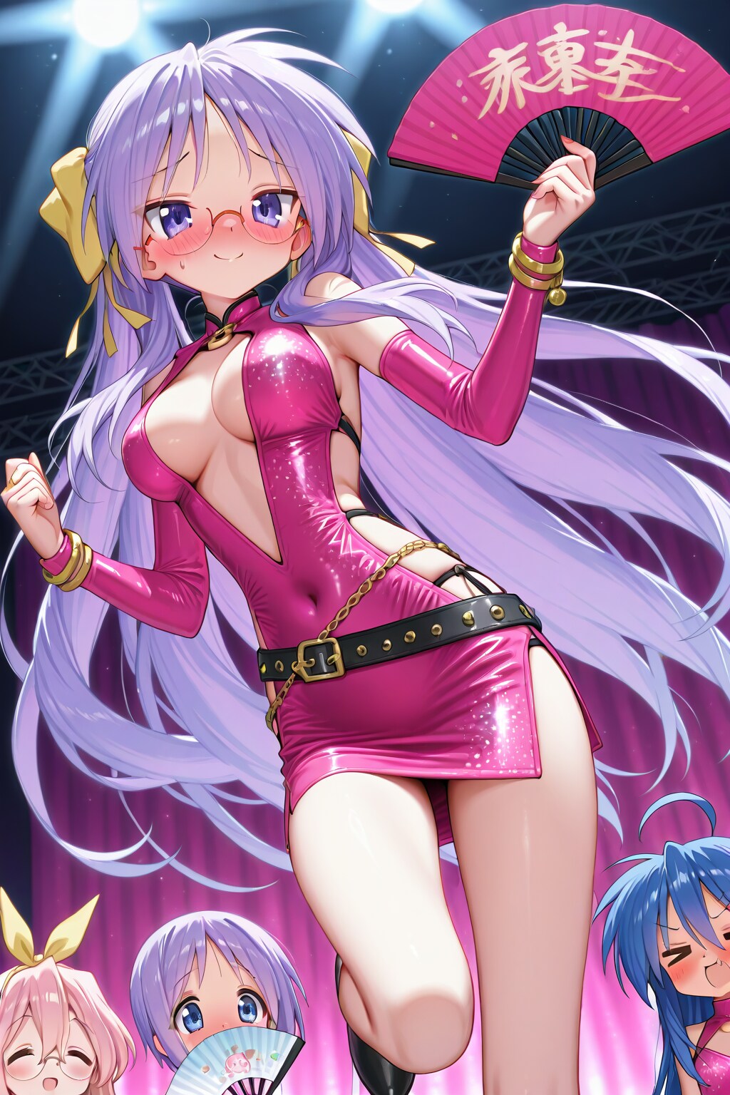 【ジュリアナらき☆すた】私も、眼鏡っこになってみたわ、つかさ！