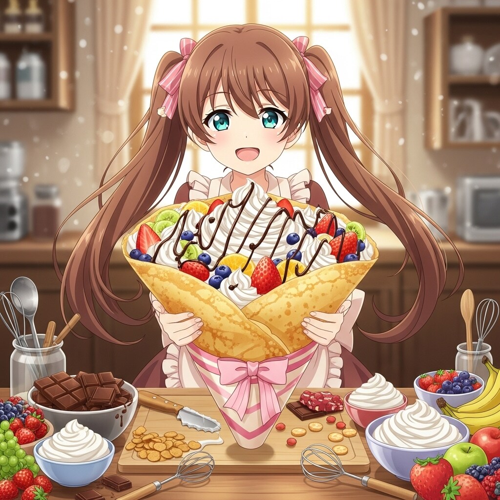 でっかいチョコクレープ