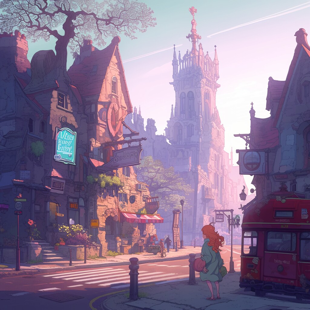 オックスフォードの女の子 Oxford girl | の人気AIイラスト・グラビア