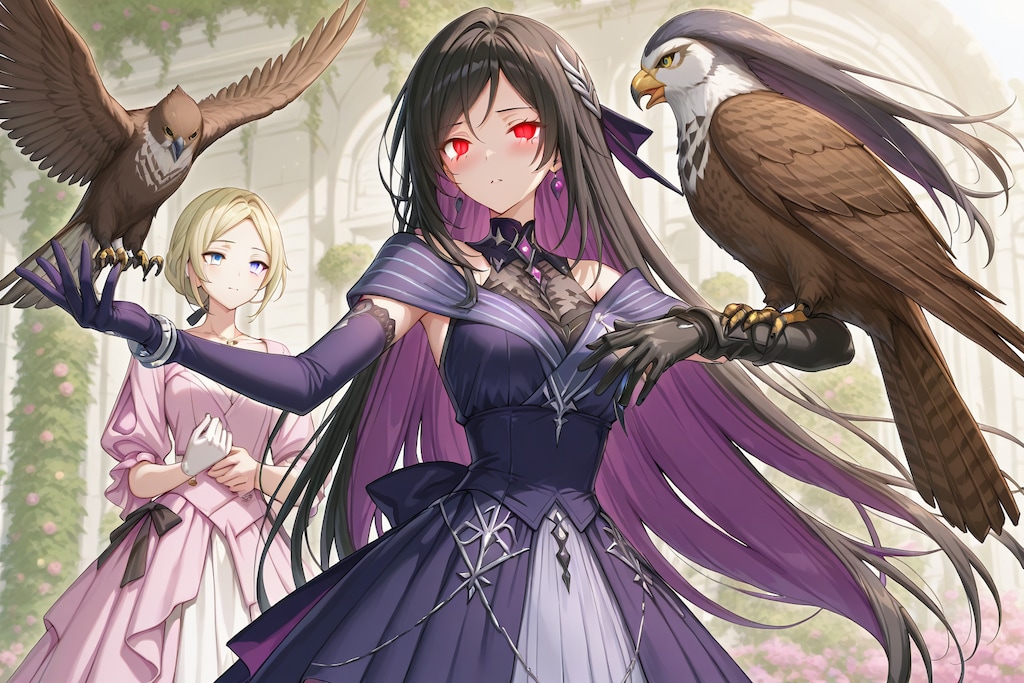 園遊会の鷹の令嬢