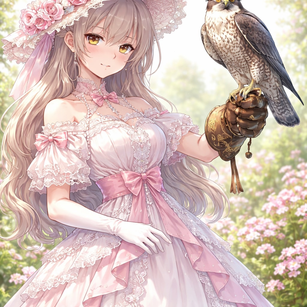 園遊会の鷹の令嬢