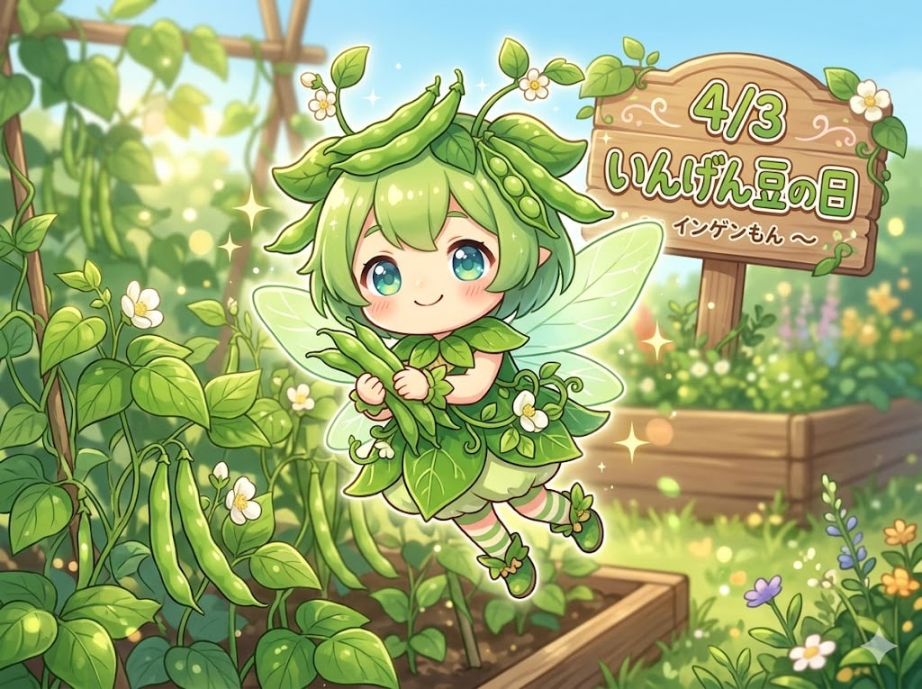 いんげん豆の日（4月3日 記念日） | の人気AIイラスト・グラビア