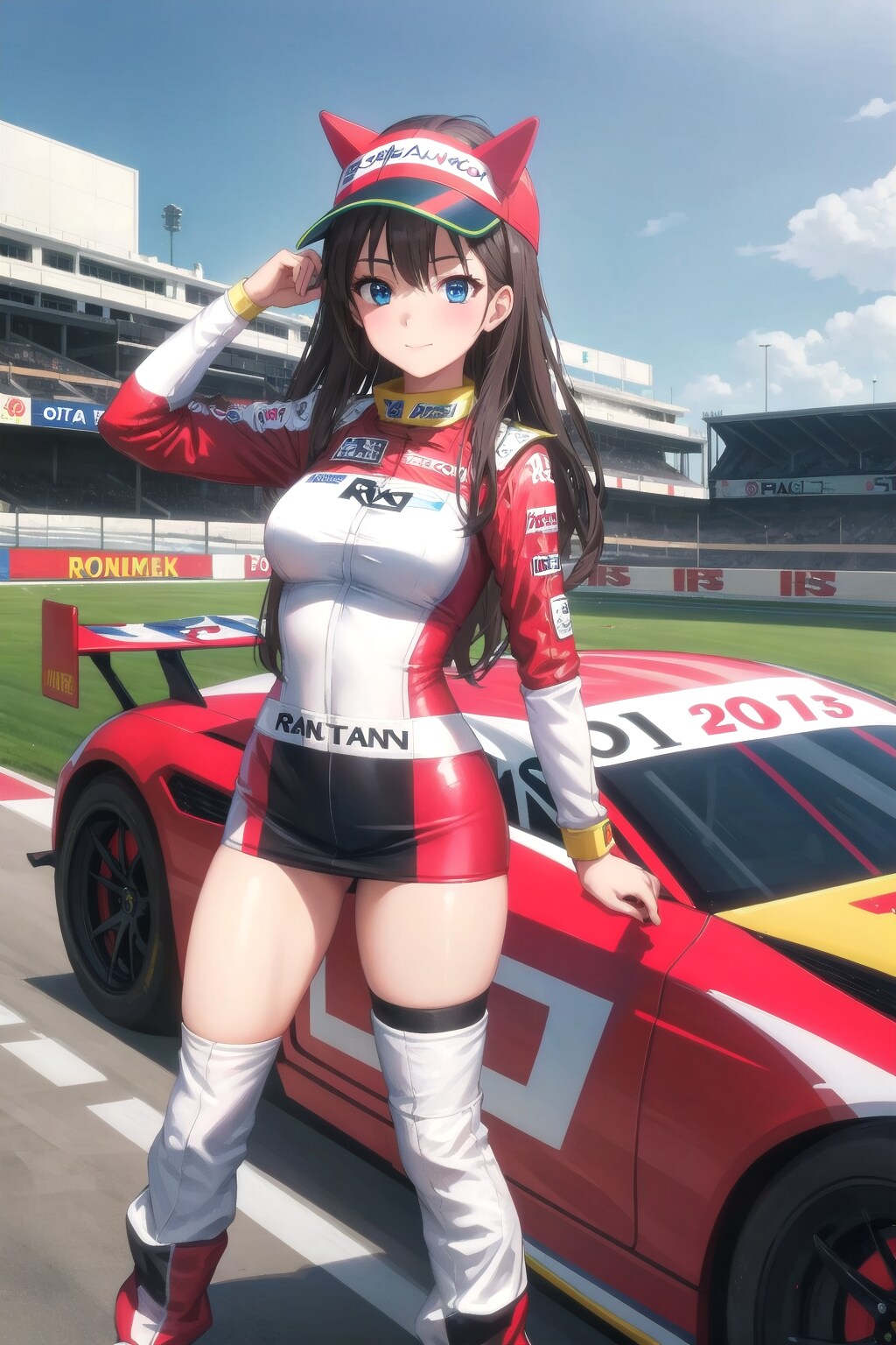 美少女レースクイーン | の人気AIイラスト・グラビア