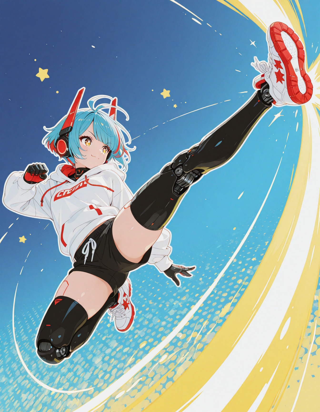 Cyber ​​Kick | の人気AIイラスト・グラビア