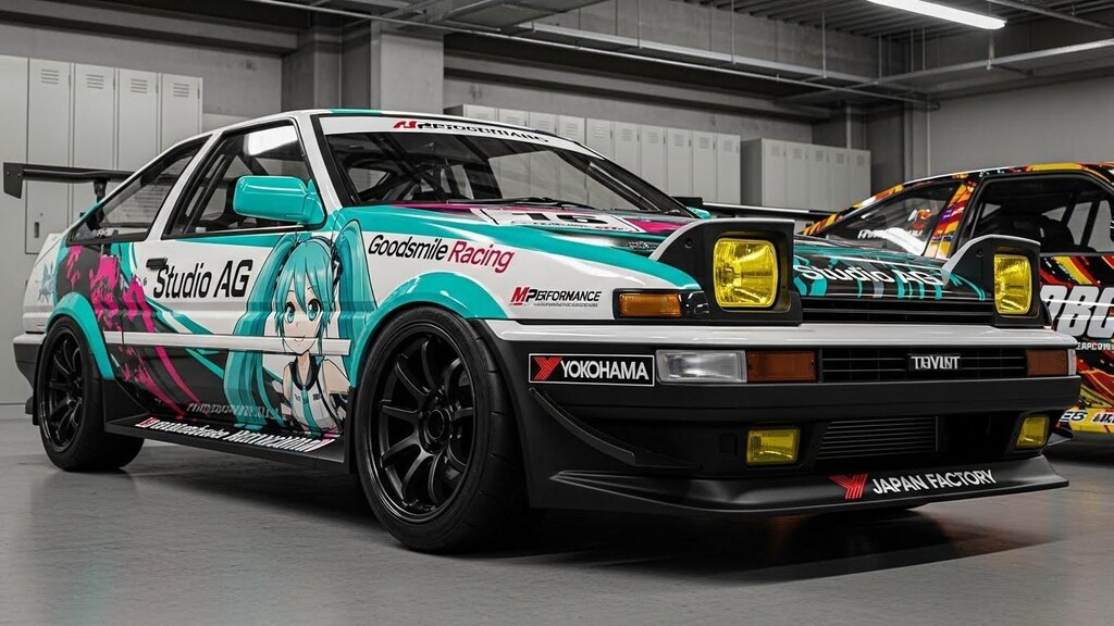 AE86初音ミク痛車N2