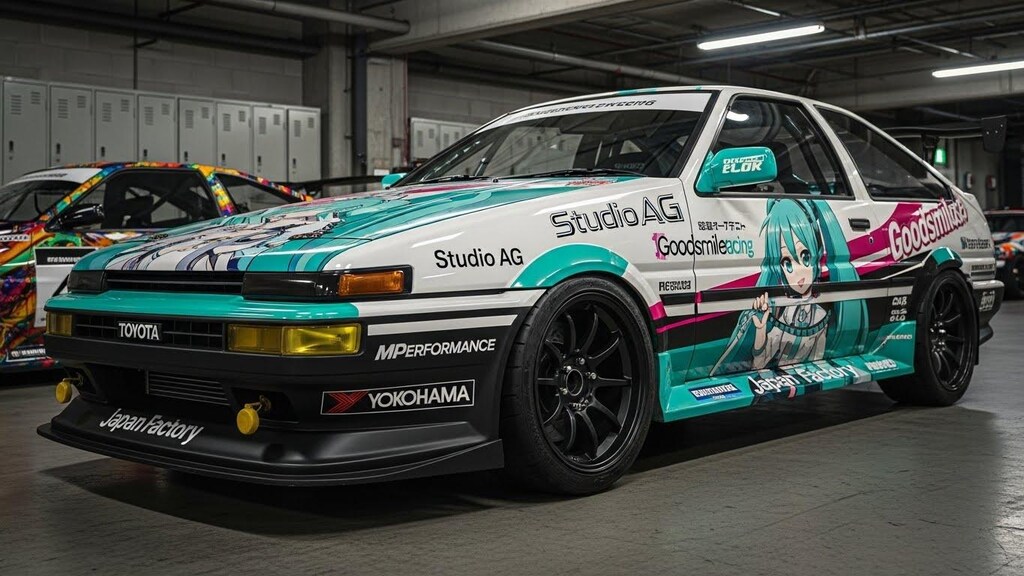 AE86初音ミク痛車N2