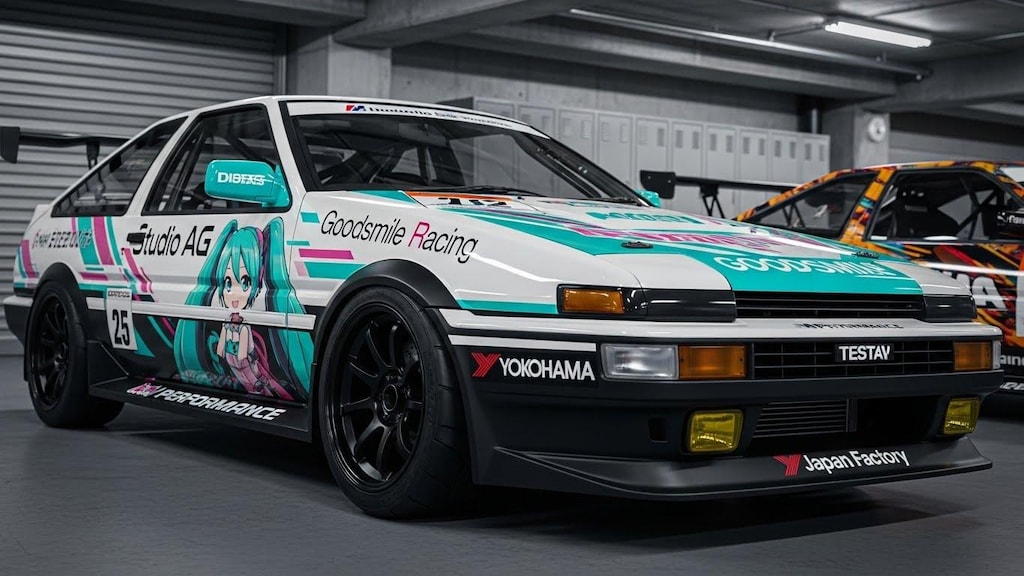 AE86初音ミク痛車N2
