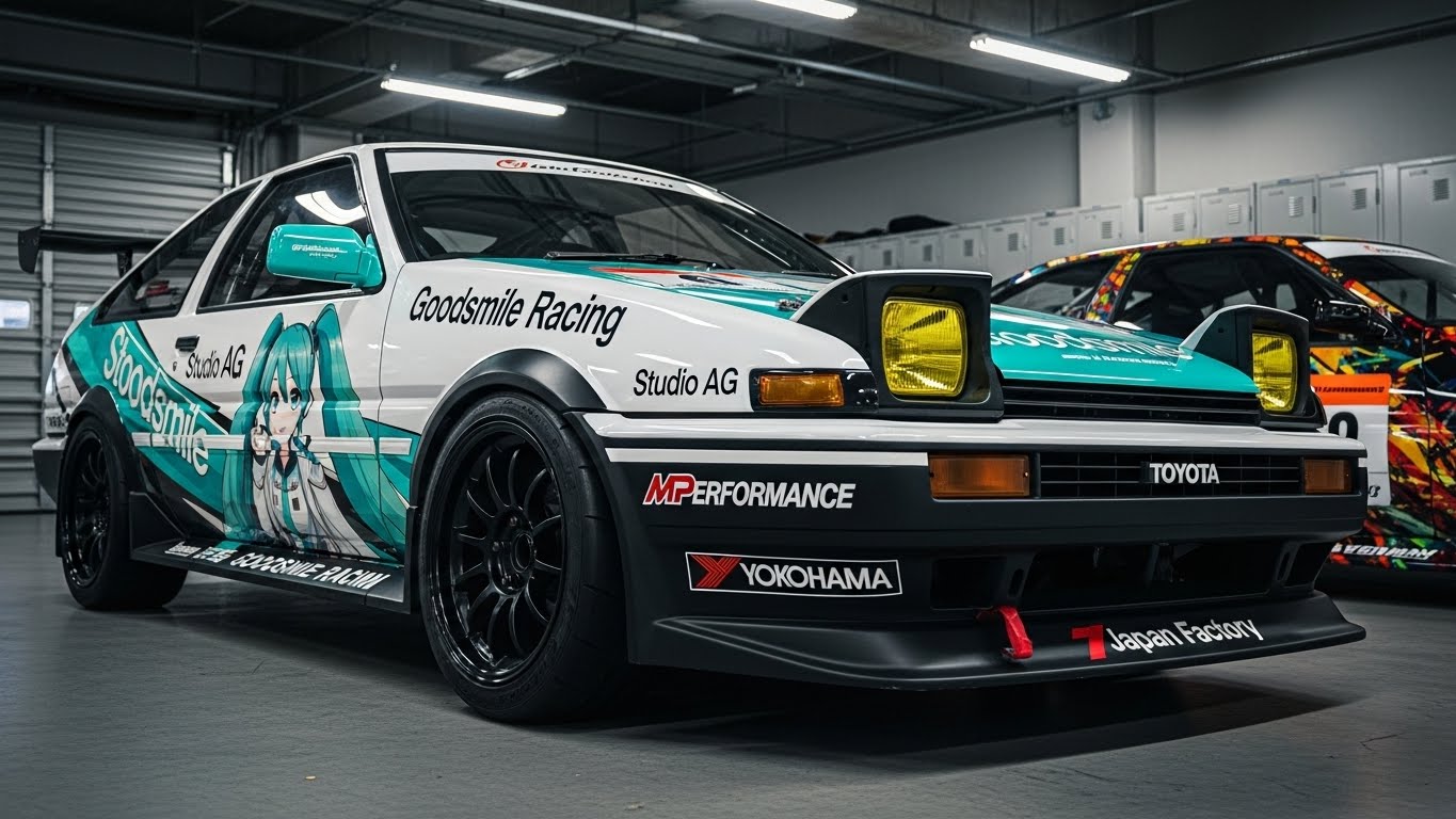 AE86初音ミク痛車N2 | の人気AIイラスト・グラビア