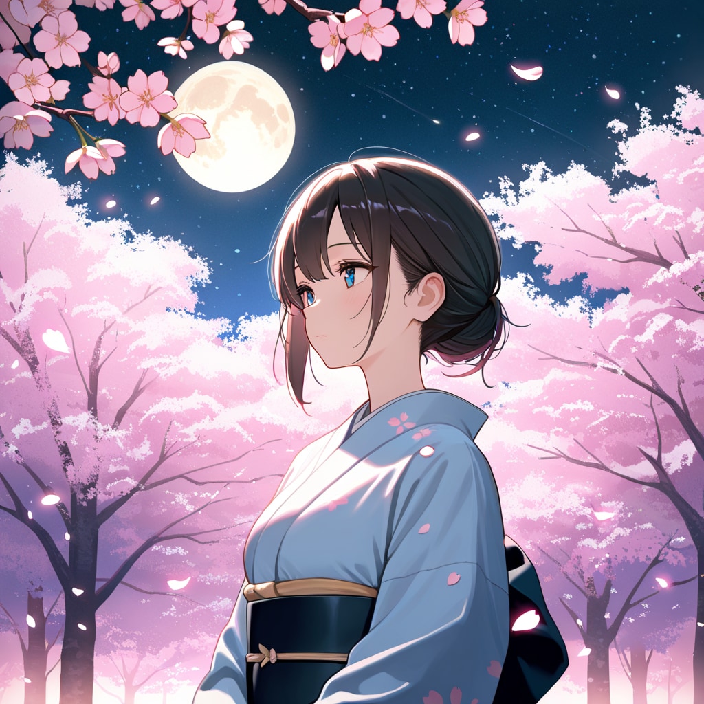 夜桜