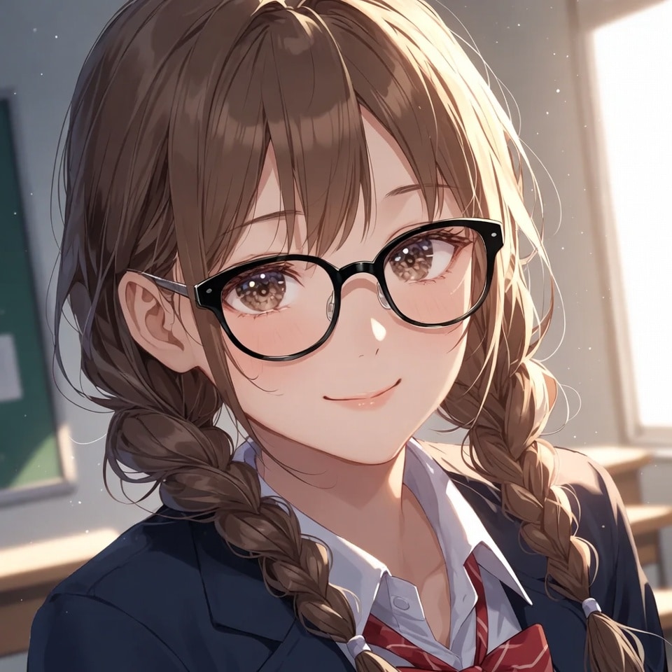 眼鏡っ子_北條花陽（教室）