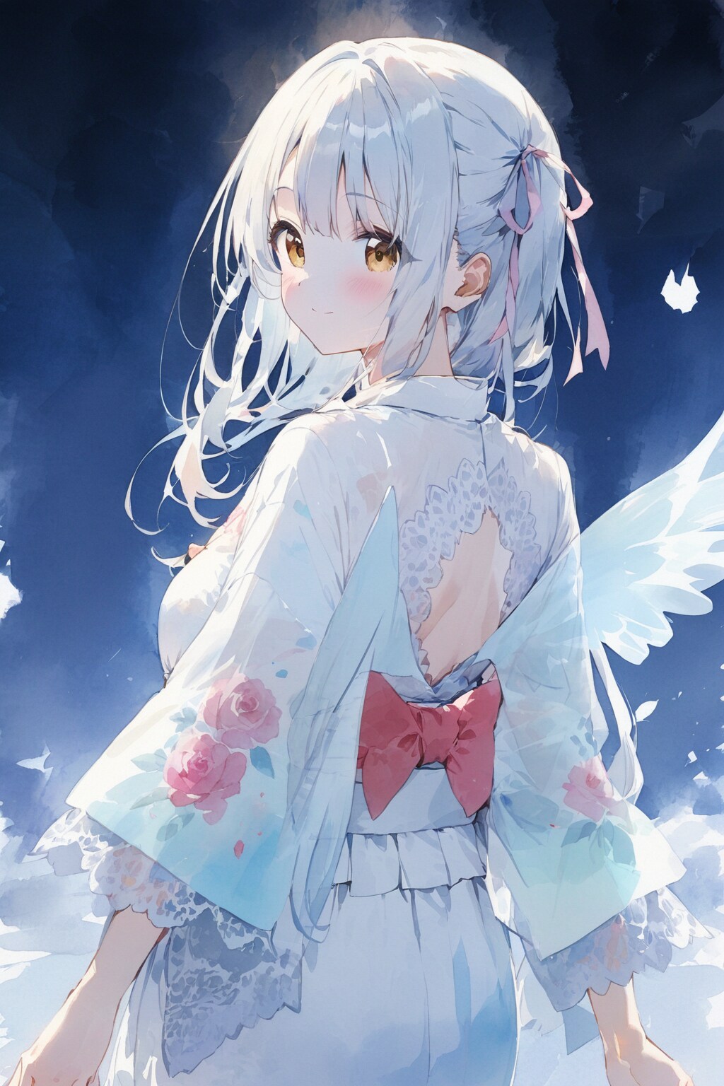 背中はこんな感じです | の人気AIイラスト・グラビア