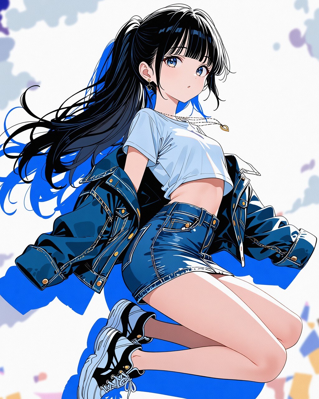 デニム | の人気AIイラスト・グラビア