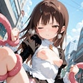 敗北魔法少女と触手 5枚目