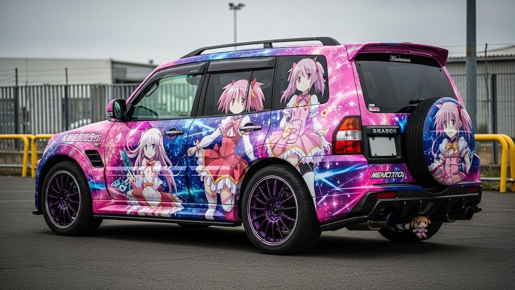 パジェロまどマギ痛車