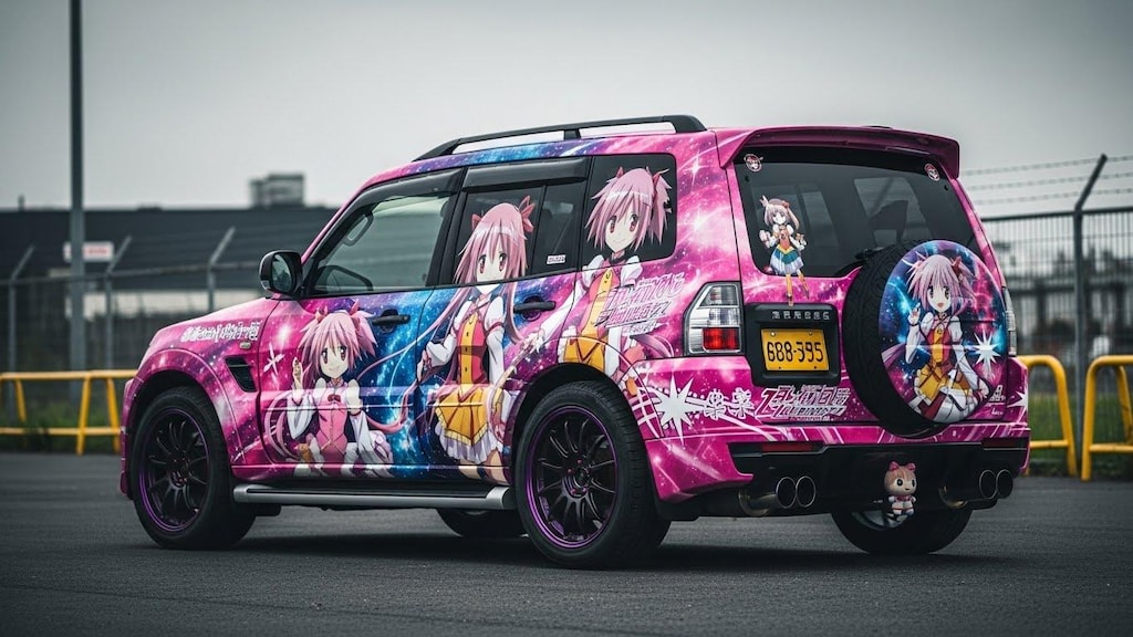 パジェロまどマギ痛車