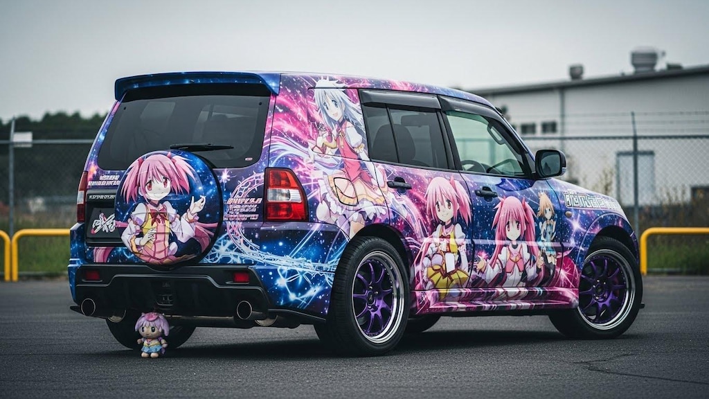 パジェロまどマギ痛車