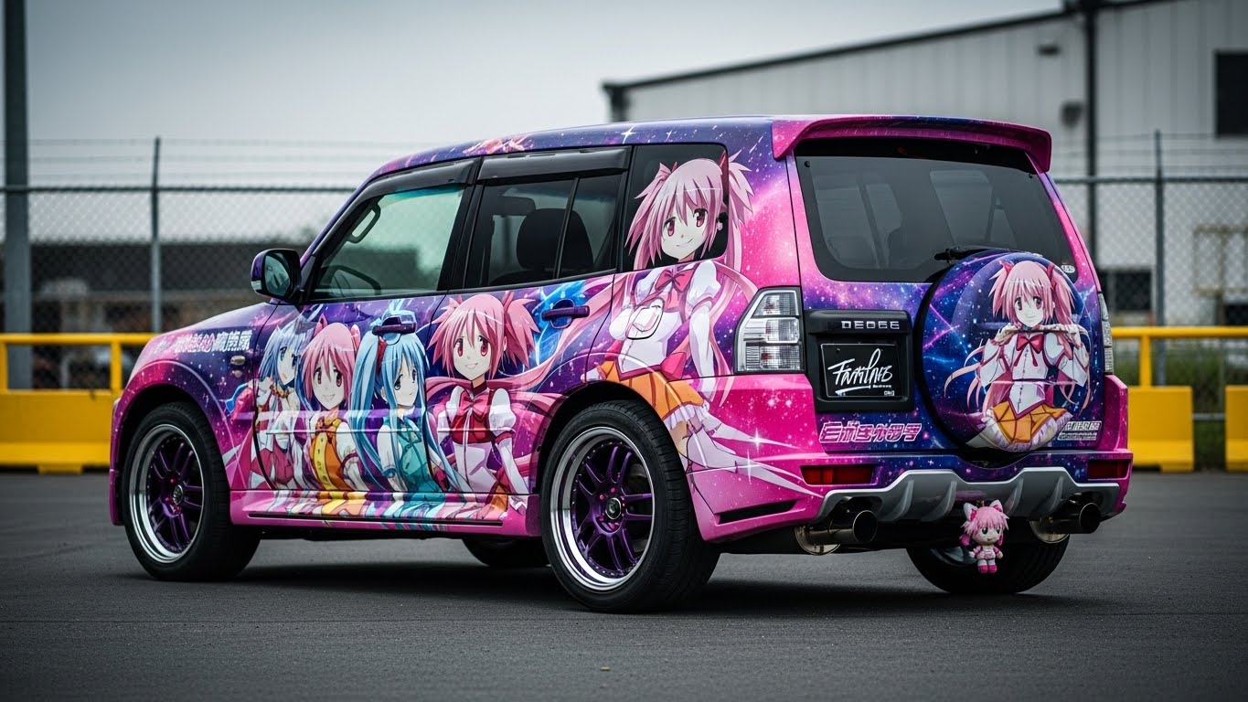 パジェロまどマギ痛車 | の人気AIイラスト・グラビア