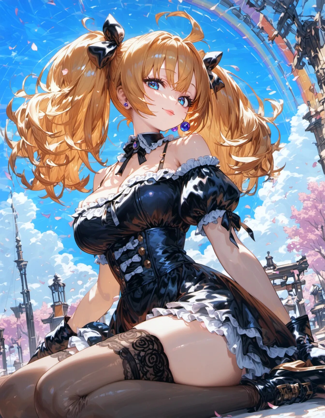 Rainbow Gothic Glare | の人気AIイラスト・グラビア