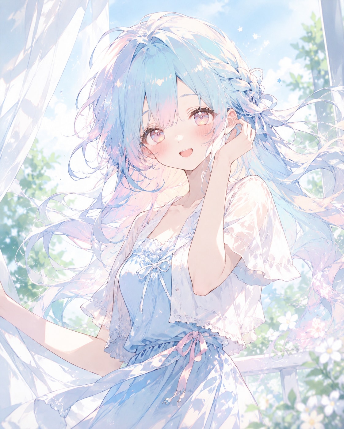 朝の風