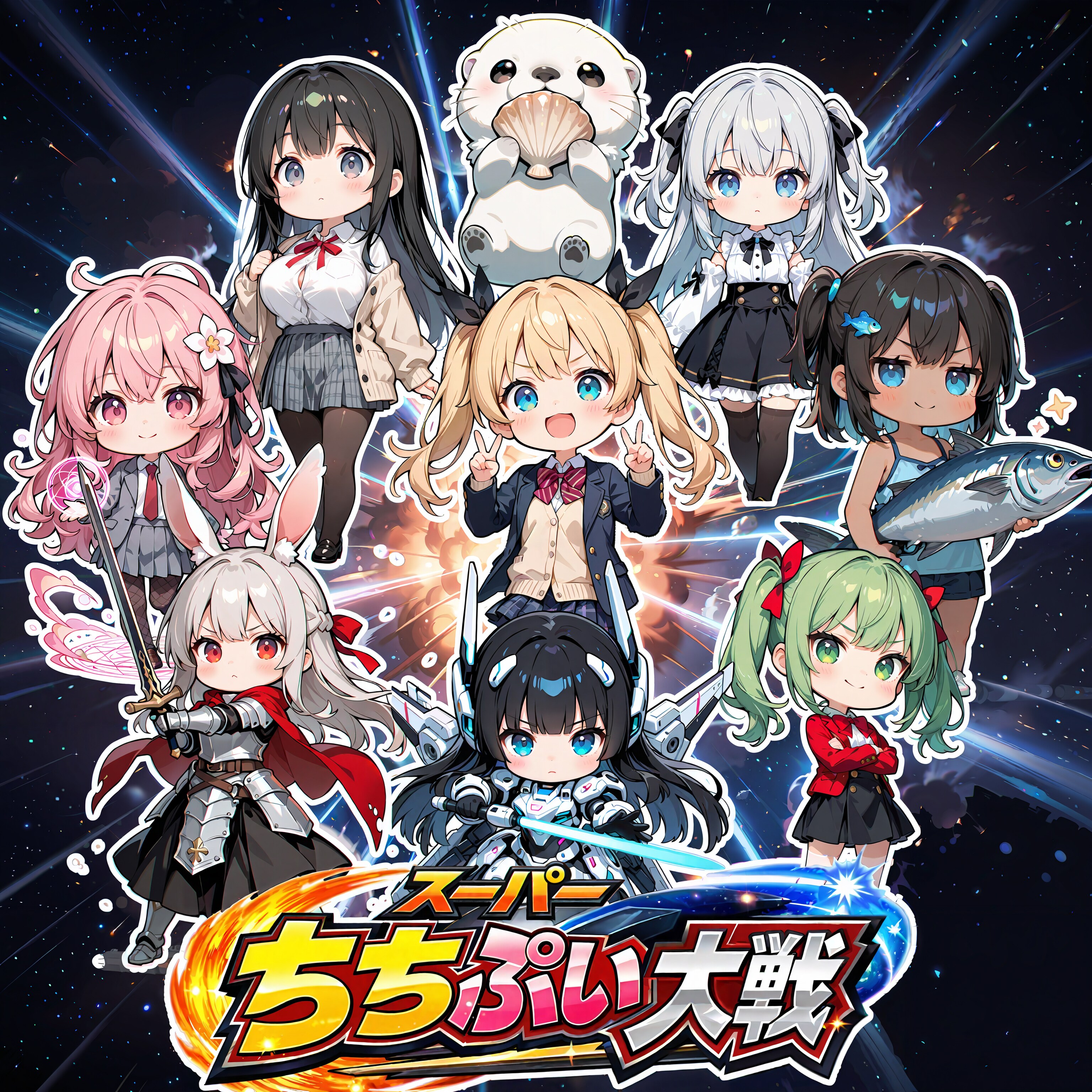 スーパーちちぷい大戦 | の人気AIイラスト・グラビア