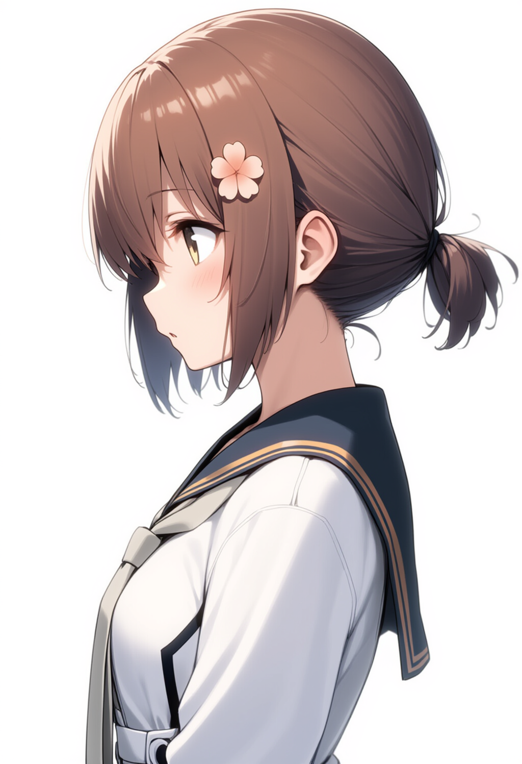 ちょっと髪が伸びた時の雪風ちゃん