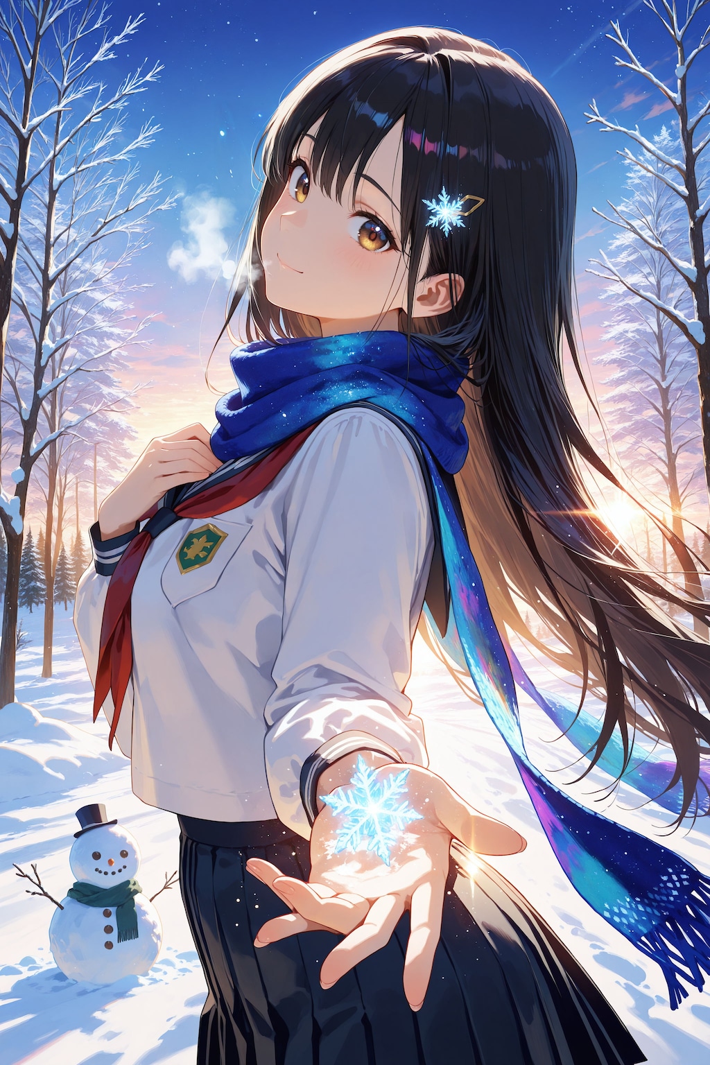 異世界神社の巫女さん（神楽さん）制服Ver