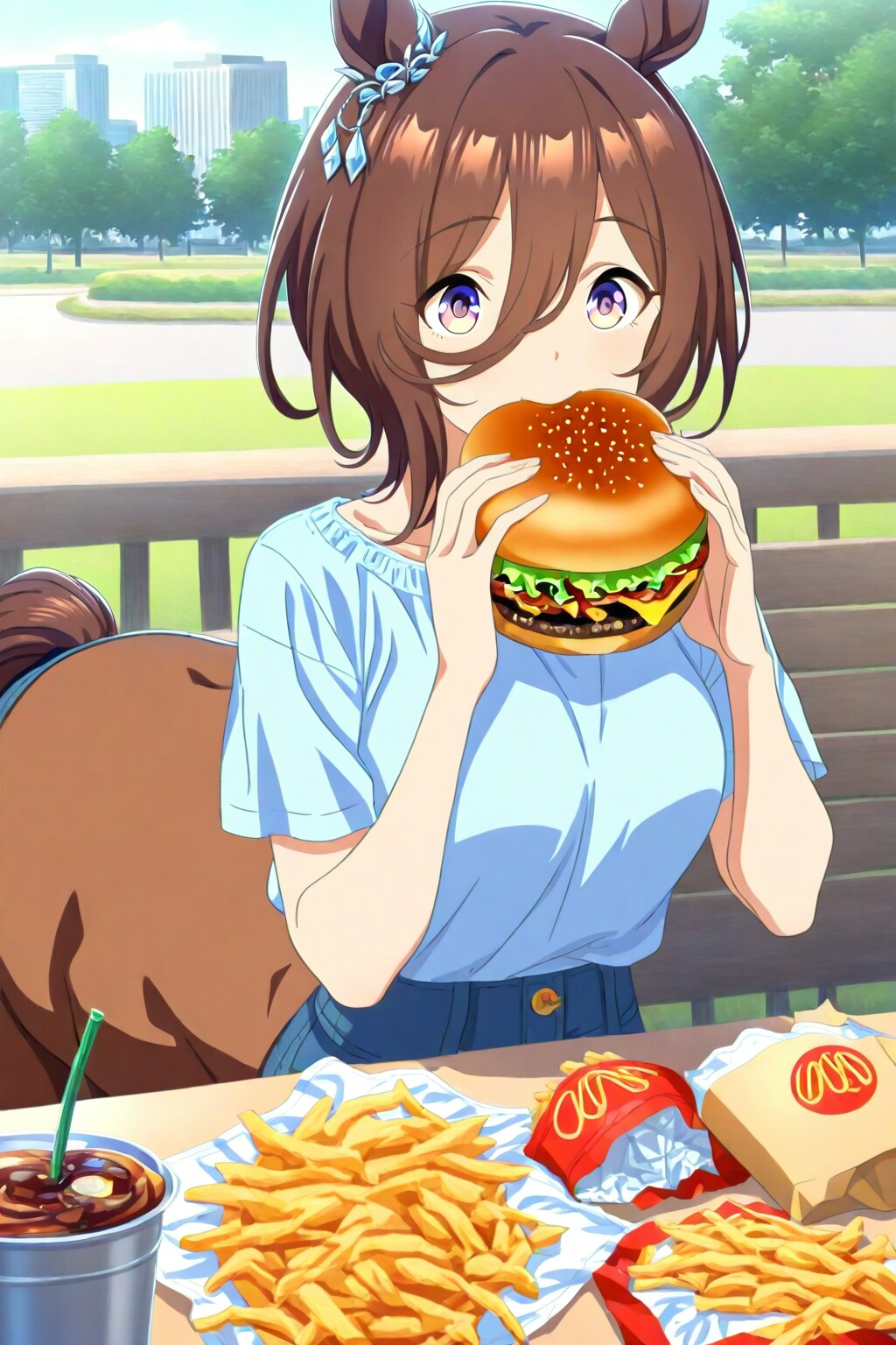 常に食べ続ける | の人気AIイラスト・グラビア