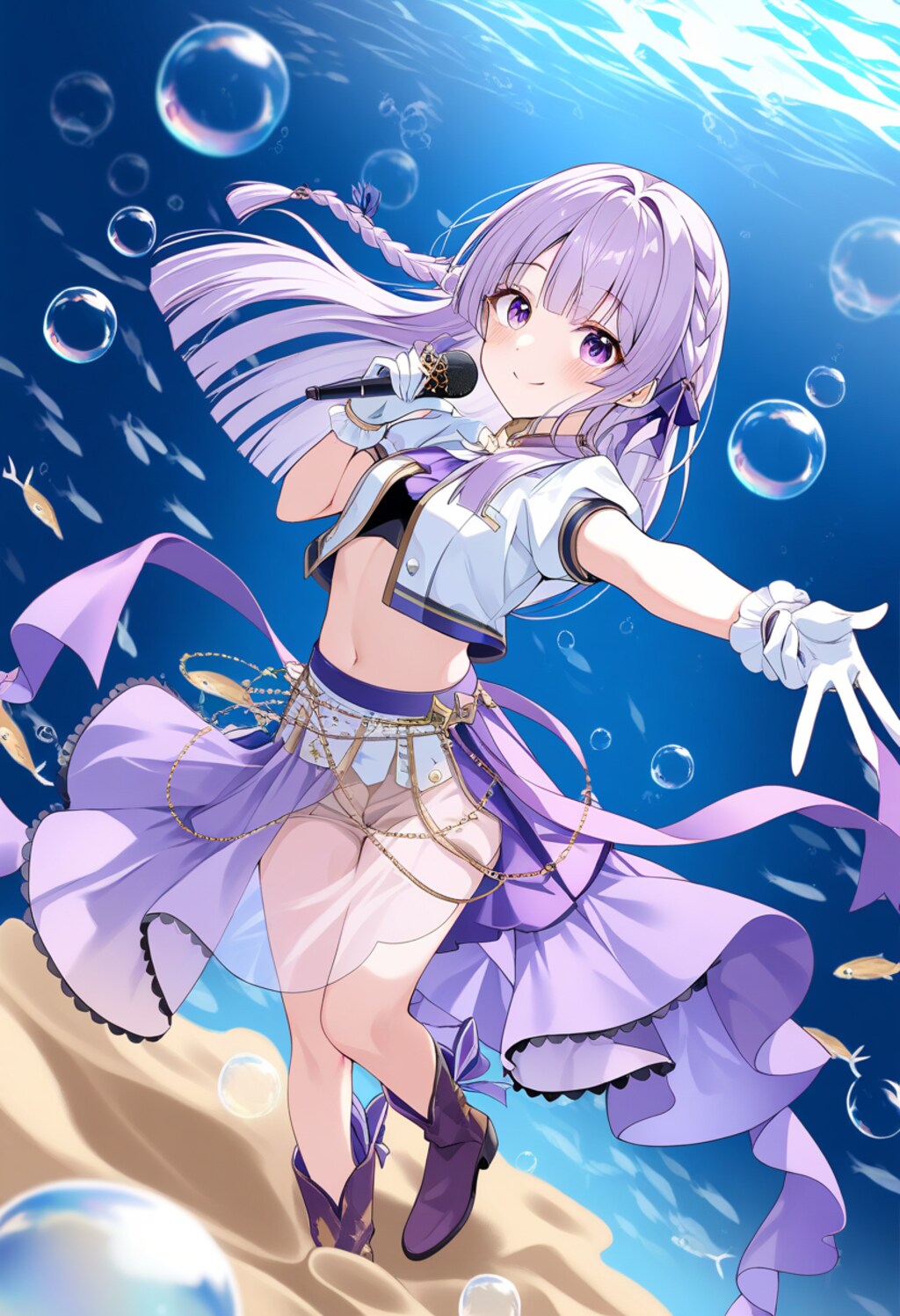 星莉奈(涼しいステージで熱く)[days AI]