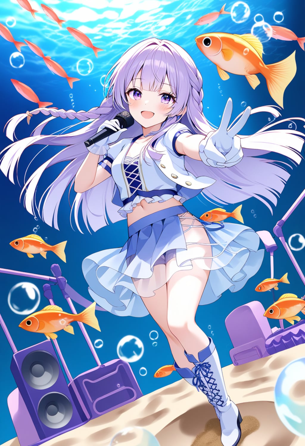 星莉奈(涼しいステージで熱く)[days AI]