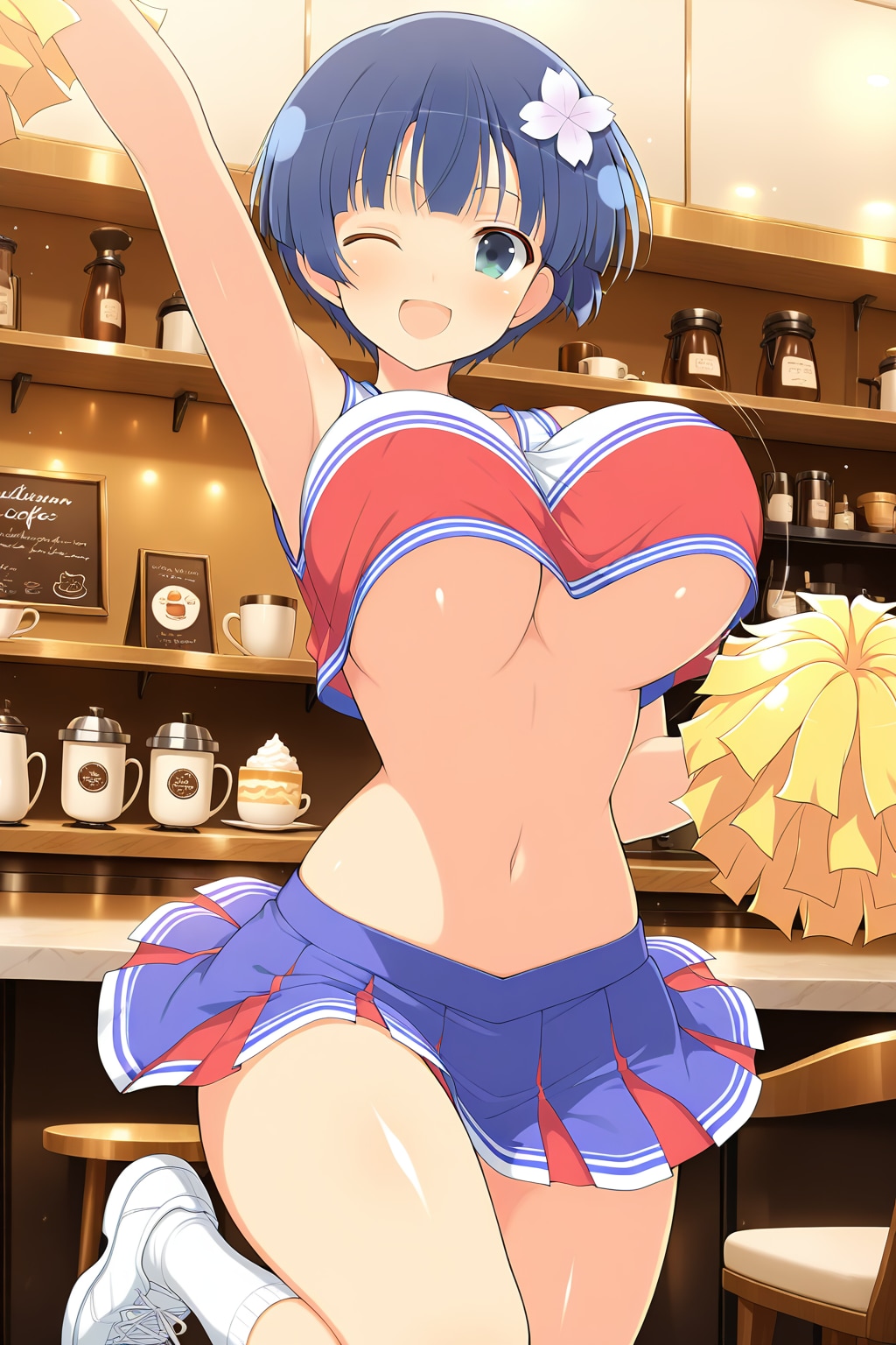 喫茶カグラ、チアガール隊