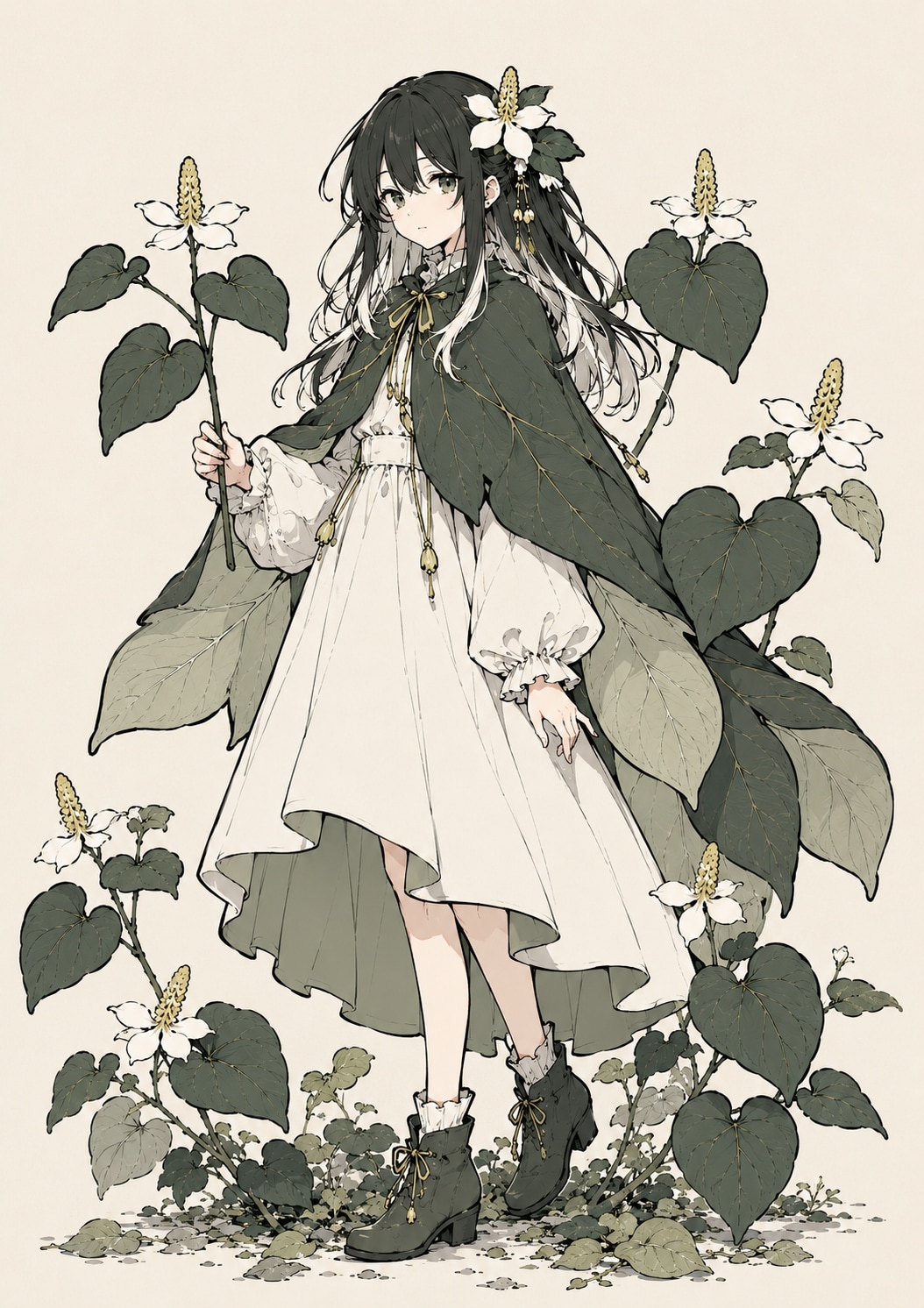 ドクダミ擬人化 | の人気AIイラスト・グラビア
