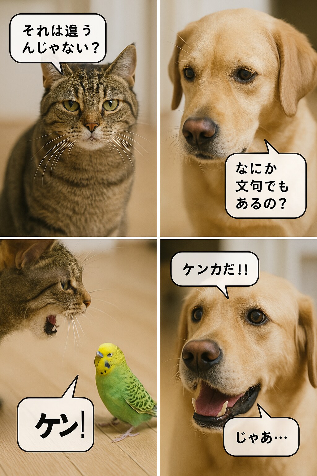 いぬとねこといんこ27