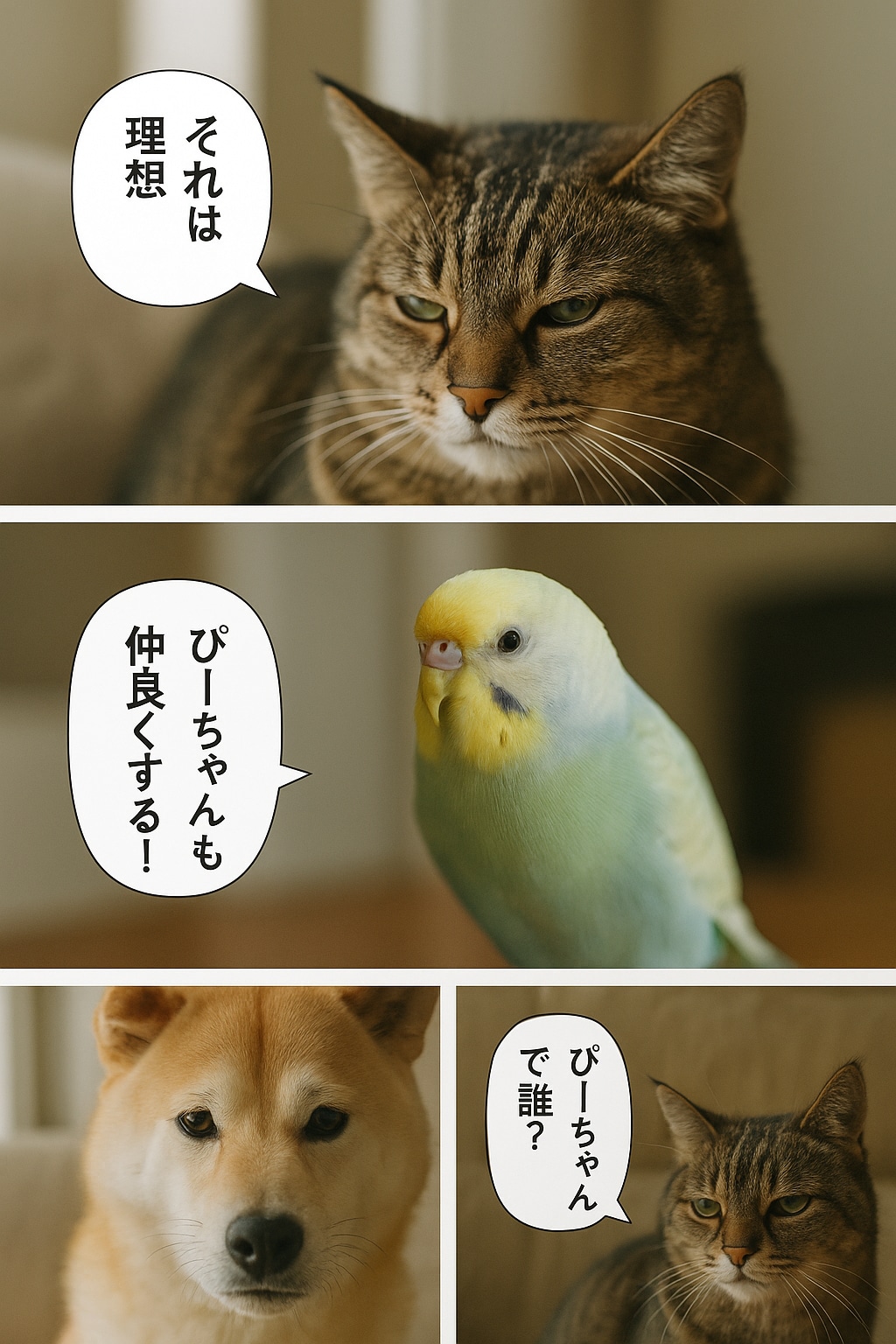 いぬとねこといんこ27