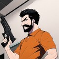 シンジケート構成員　チンピラ風拳銃男 5枚目