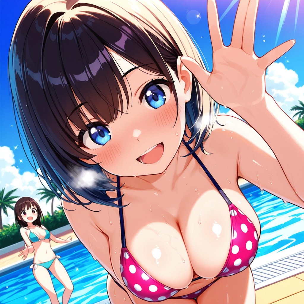 水着の女子 #004
