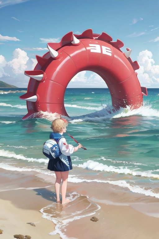 海が連れてきたもの | の人気AIイラスト・グラビア