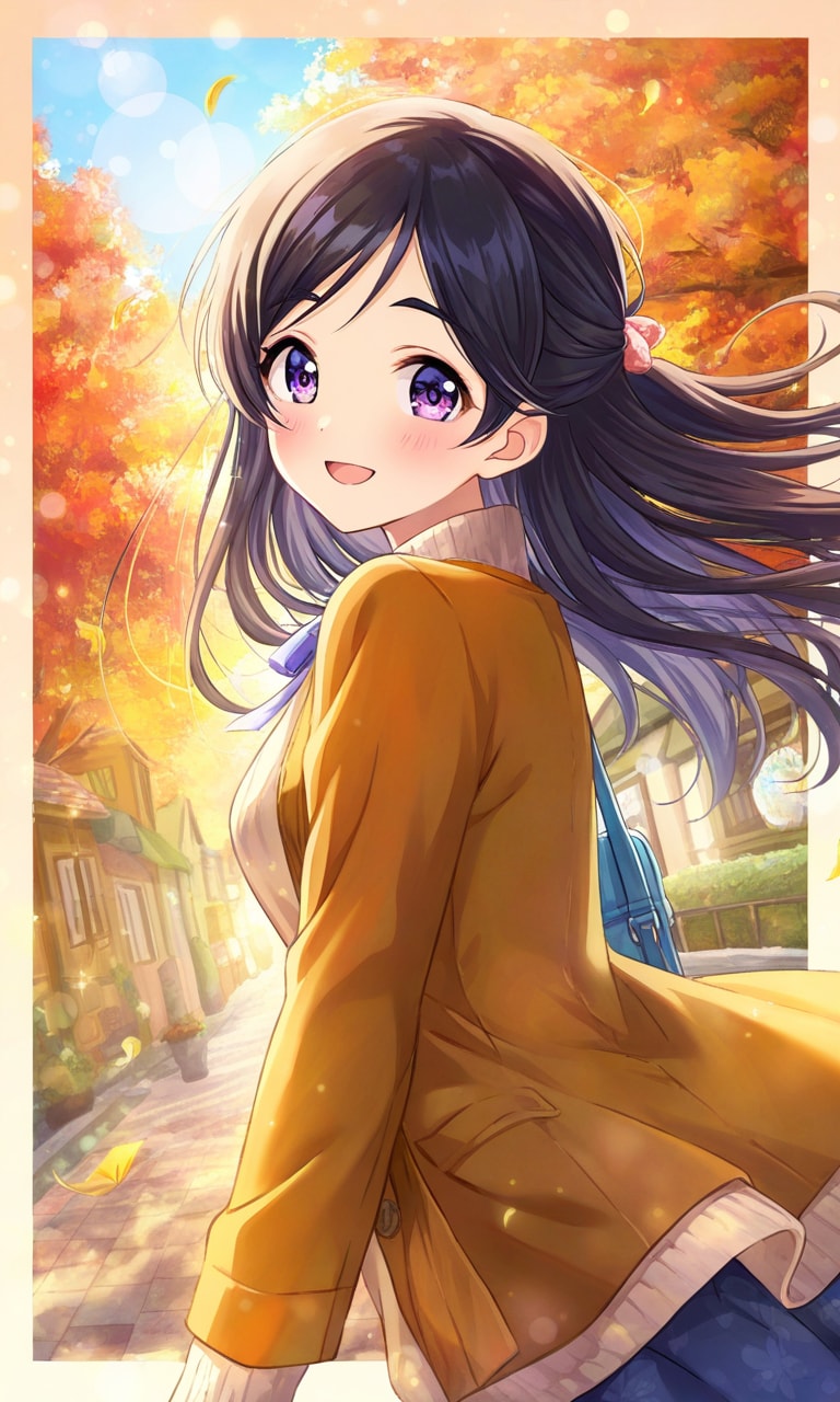 秋散策🍁雪城ほのか。 | の人気AIイラスト・グラビア