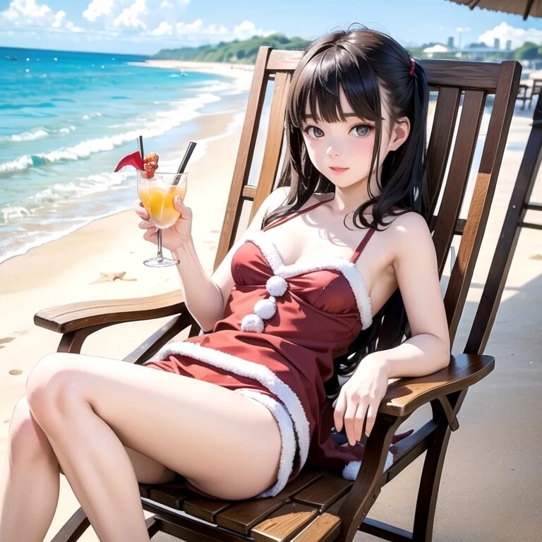 じゃぁお兄ちゃん　後片付けとトナカイさんのお世話もよろしく～ | の人気AIイラスト・グラビア