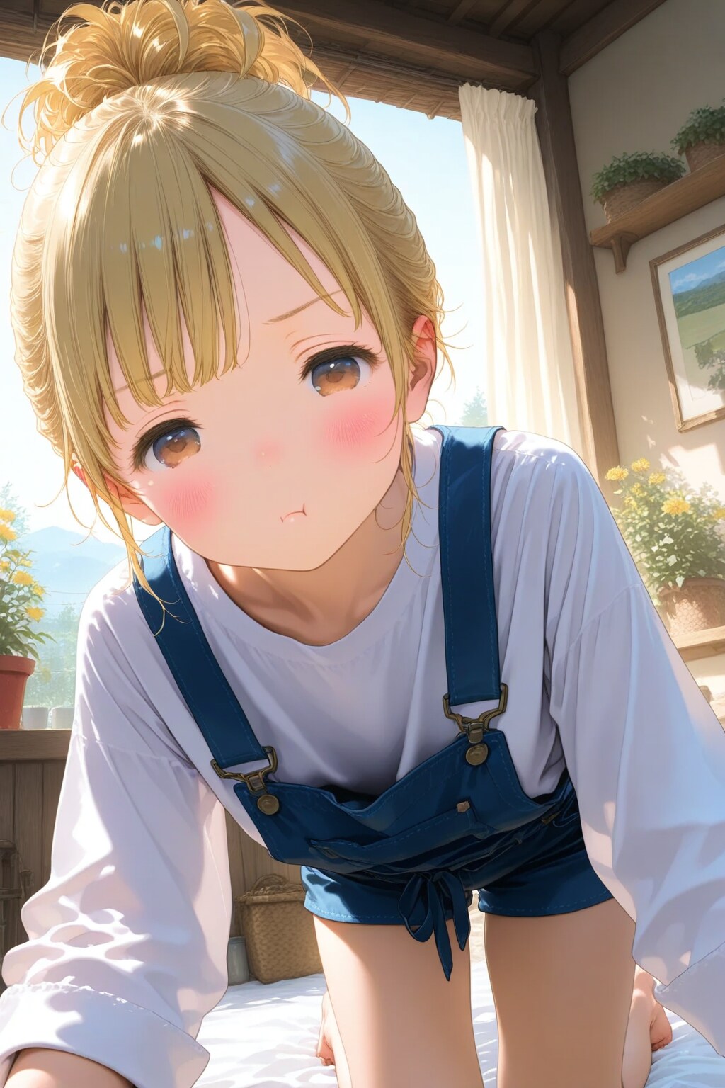 オーバーオール 19歳女性