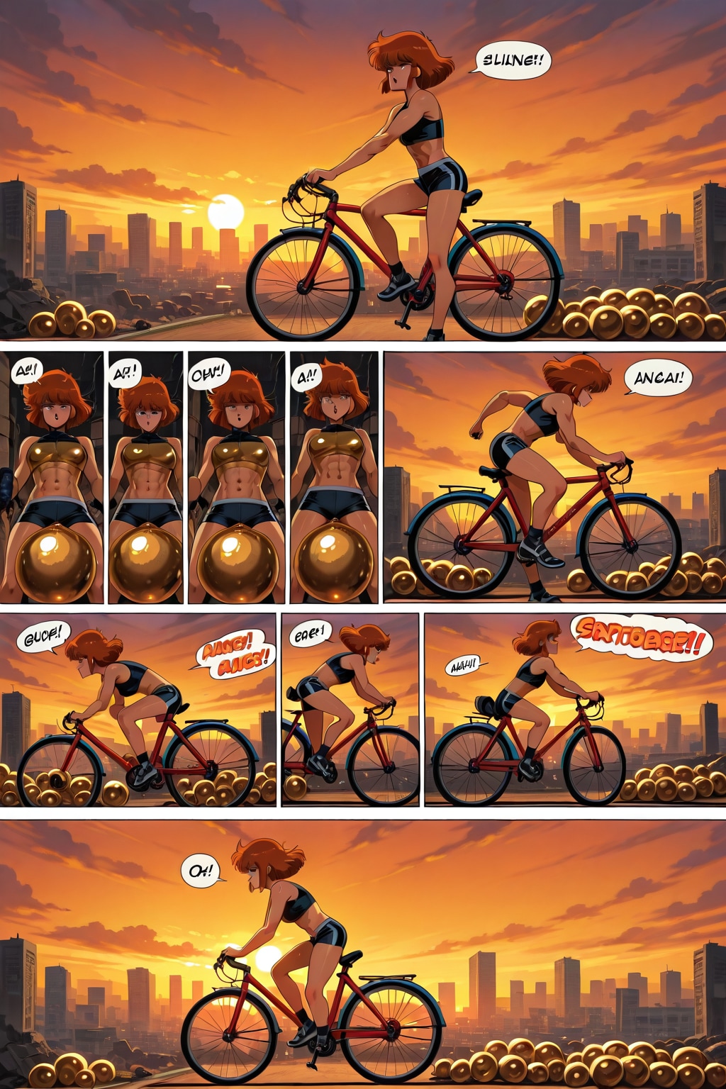 キンタマサイクリング_ECHIDNA | の人気AIイラスト・グラビア