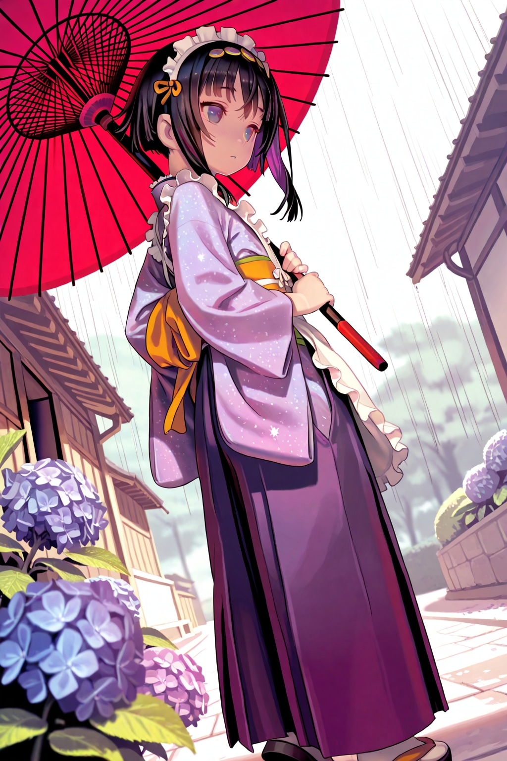 梅雨の紫陽花