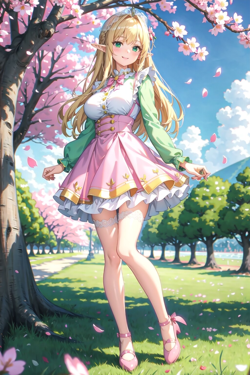 桜の香りの中で