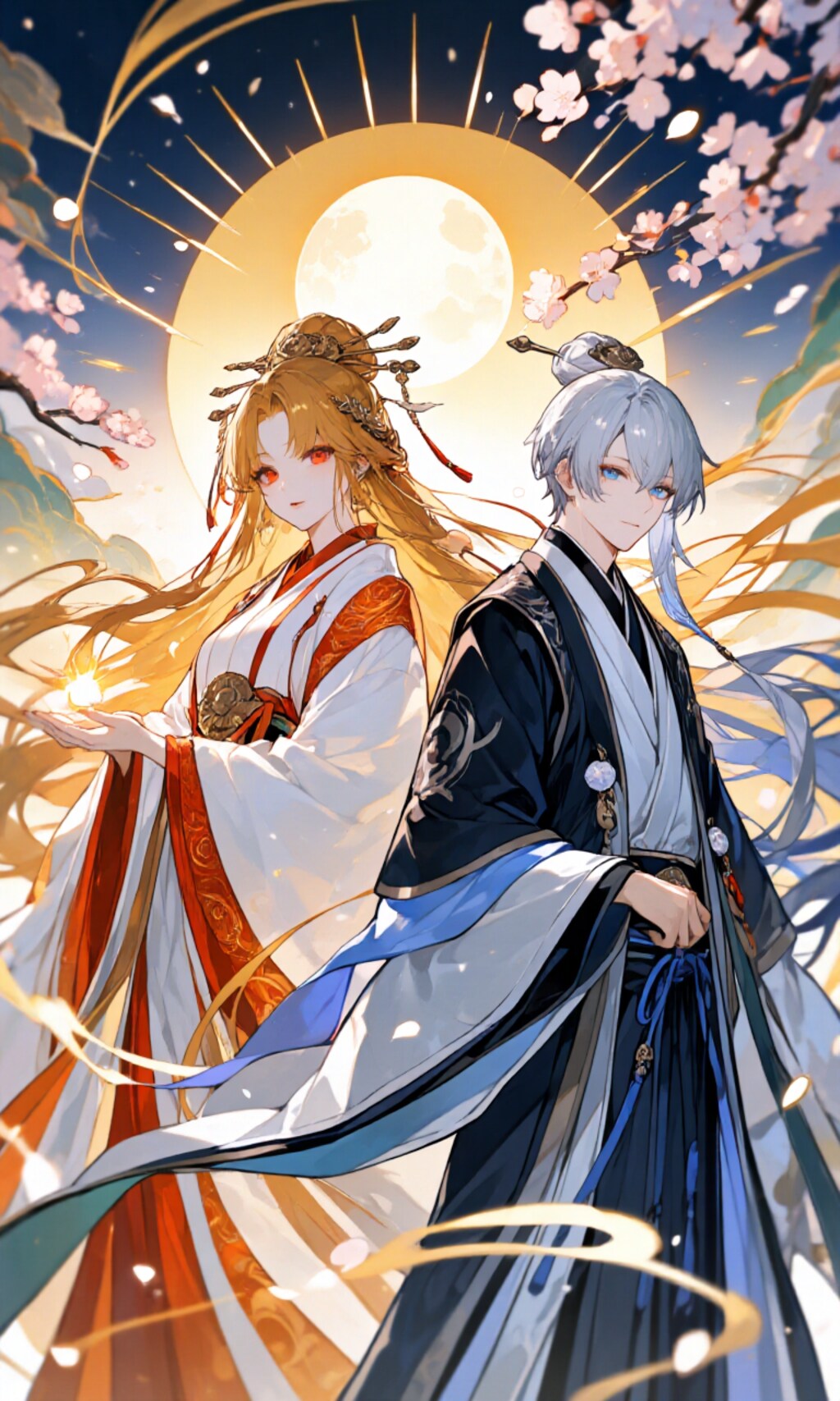 天照大神と月読命