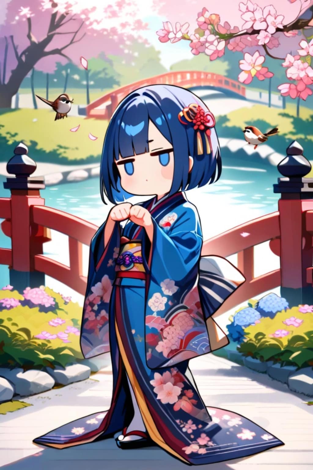 ジト目の青髪ちゃん