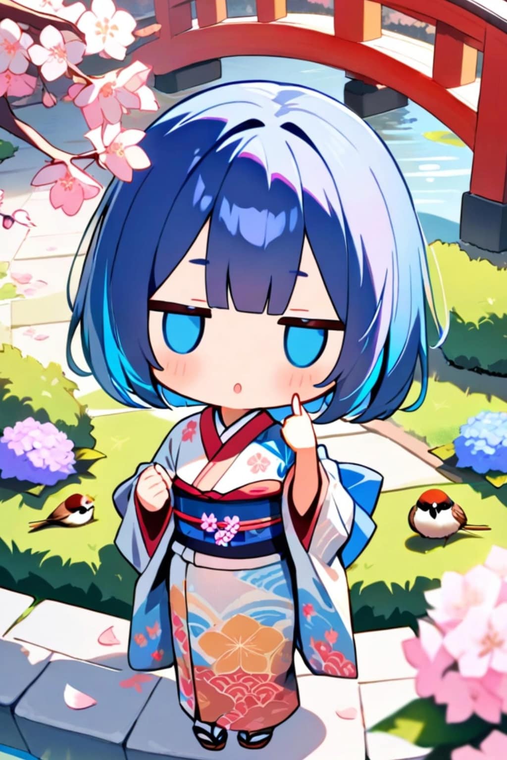 ジト目の青髪ちゃん