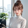 ニット美少女２ 2枚目