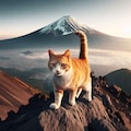登山する猫 4枚目
